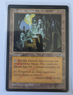 Magic the Gathering - 4x Ancient Tomb (2x En, 2x DE) from Tempest, MTG Land - Image 4