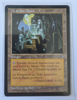 Magic the Gathering - 4x Ancient Tomb (2x En, 2x DE) from Tempest, MTG Land - Image 5