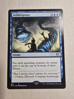 Aetherspouts Commander: Innistrad: Midnight Hunt Regular - Image 1