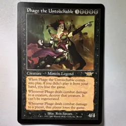 Magic: The Gathering Phage the Untouchable Creature 2003 Regular English - Image 1