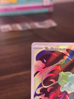 Pokemon Bulbasaur Full Art Holo Illustration Rare Me01: Mega Evolution 133/132 - Image 2