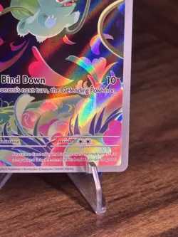 Pokemon Bulbasaur Full Art Holo Illustration Rare Me01: Mega Evolution 133/132 - Image 4