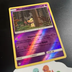 Pokemon TCG Mimikyu 96/236 Cosmic Eclipse Near Mint Card - Image 2