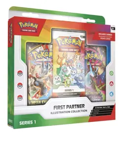 PRESALE - 3x Pokemon TCG First Partner Illustration Collection Series 1 Sealed - Image 2