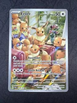 Eevee 188/167 Sv06: Twilight Masquerade Holo Scarlet & Violet Pokemon - Image 1