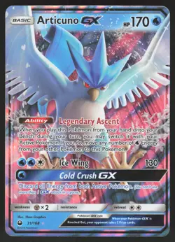 Articuno GX 31/168 Pokemon TCG SM Celestial Storm NM - Image 1
