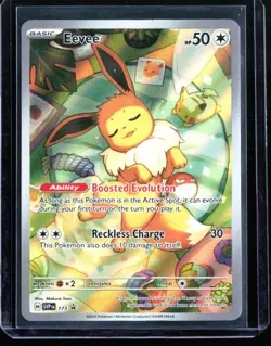 2025 Prismatic Evolutions Eevee #173 ETB Promo Pokemon Card - Image 1