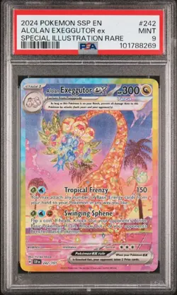 2024 POKEMON SSP EN-SURGING SPARKS | SPECIAL ILLUSTRATION RAREALOLAN EXEGGUTOR - Image 1