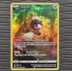 Bidoof GG29/GG70 Crown Zenith Galarian Gallery Ultra Rare NM Pokemon TCG - Image 1