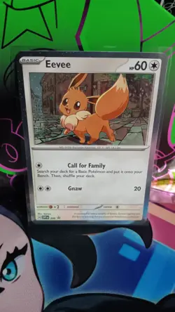 Pokemon TCG Destined Rivals - Eevee SVP 200 Checklane Blister Promo (Cosmo Holo) - Image 1