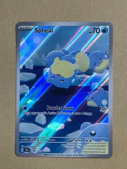 Spheal 199/191 Pokemon TCG Surging Sparks Illustration Rare English - Image 1