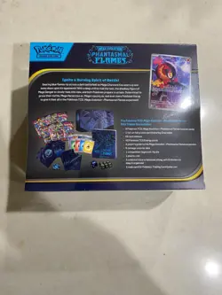 Pokemon TCG Mega Evolution Phantasmal Flames ETB Elite Trainer Box! SEALED! NEW! - Image 3