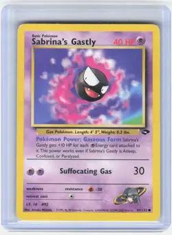 Sabrina's Gastly Pokemon Gym Challenge 097/132 LP - Image 1