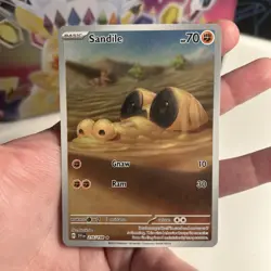 Pokemon TCG Sandile Rare Illustration Card SV1 Scarlet Violet Base 216/198 - Image 4