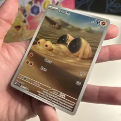 Pokemon TCG Sandile Rare Illustration Card SV1 Scarlet Violet Base 216/198 - Image 5