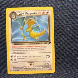 Pokemon Dark Dragonite TCG Card 22/82 Non-Holo - Image 1
