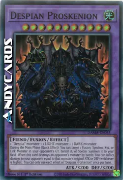DESPIAN PROSKENION • (Proskenion Dispiano) • Super R • DAMA EN035 • YUGIOH! - Image 1