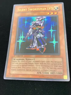YUGIOH ULTIMATE RARE SILENT SWORDSMAN LV3 RDS-EN009 1ST EDITION - Image 2