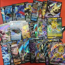 Pokemon S-Chinese Card Sword & Shield random eevee V&Vmax Holo Mint 30 cards#5 - Image 1