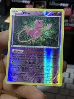 Mew 29/124 XY Fates Collide 2016 Reverse Holo Rare Pokemon Card TCG - Image 3