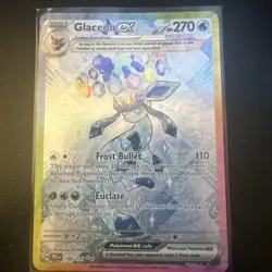 Pokemon TCG Glaceon EX Prismatic Evolutions Card 150/131 NM Condition - Image 1