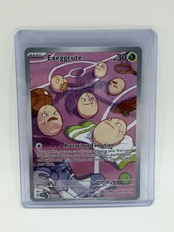 Pokemon Exeggcute TCG 192/191 Sv08: Surging Sparks Illustration Rare Card - Image 1