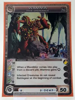 Chaotic Card : Wamma Hive Ordnance First Edition Super Rare Creature - Image 1