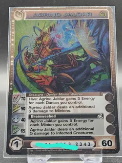 Chaotic Card : (2/5 Max) Agrino Jaldar Rise Of The Oligarch First Edition Rare - Image 1