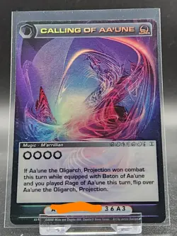 Chaotic Card : Calling Of Aa'une Rise Of The Oligarch Super Rare Mugic - Image 1