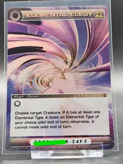 Chaotic Card : Elemental Elegy ZOTH First Edition Super Rare Mugic - Image 1
