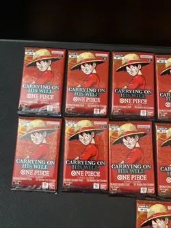 One Piece Card Game OP-13 Carrying On His Will Booster Packs Lot Of 13 - Image 2