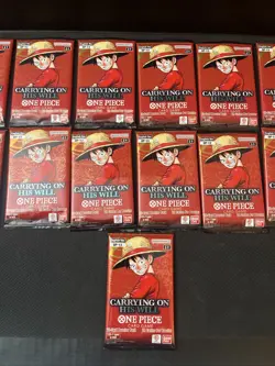One Piece Card Game OP-13 Carrying On His Will Booster Packs Lot Of 13 - Image 4