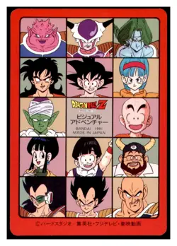 Dragon Ball Z Card Visual Adventure 119 RARE Set BREAK - Image 2