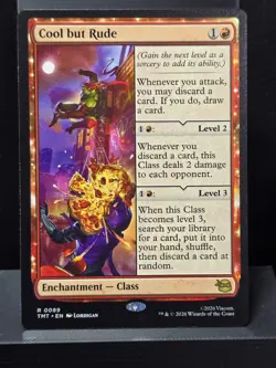 Magic: The Gathering Cool but Rude Rare Enchantment Class R 0089 TMNT NM - Image 2