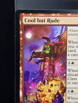 Magic: The Gathering Cool but Rude Rare Enchantment Class R 0089 TMNT NM - Image 5