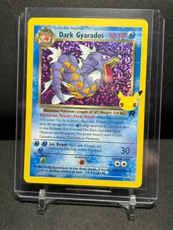 Dark Gyarados 8/82 Holo Pokemon 2022 Celebrations: Classic Collection NM - Image 1