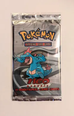 Pokemon Feraligatr Neo Genesis Booster Pack WOTC (LightU) Read desc - Image 1