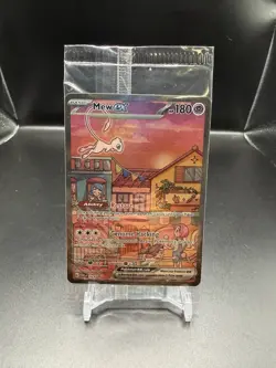 NIP SEALED Pokemon TCG Mew EX 053 Holo Black Star Promo Scarlet & Violet 151 - Image 1