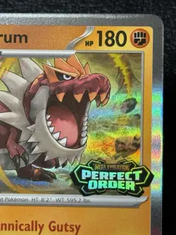 Tyrantrum MEP 066 Prerelease Stamped Promo - Pokemon TCG: Perfect Order - LP - Image 3