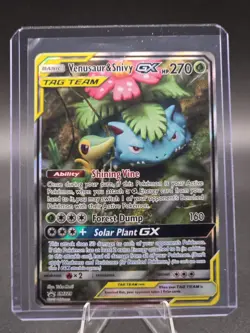 2019 Pokemon SUN&MOON TAG TEAM VENUSAR & SNIVY GX SM229 BLACK STAR PROMO🔥🔥🔥 - Image 1