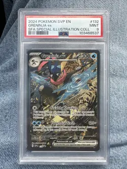 Pokemon SVP Greninja EX SFA Special Illustration Collection 2024 PSA 9 - Image 1