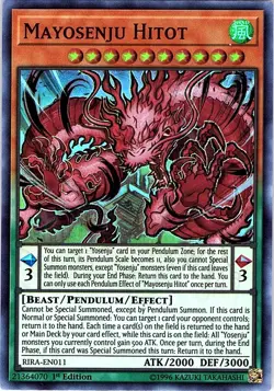 Yugioh: Mayosenju Hitot - RIRA-EN011 - Super Rare - 1st Edition - NM - Image 1