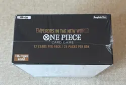 One Piece Card Game OP-09 Booster Box - Emperor's In The New World - Sealed - Image 2