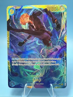 Sanji OP06-119 SEC The Best Vol.2 Premium Booster Foil Secret Rare One Piece NM - Image 1