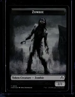 Zombie/Blood - Token - Foil - INR - NM - MTG Magic the Gathering - Image 1