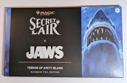 MTG Secret Lair x Jaws: Terror Of Amity Island Rainbow Foil - Sealed - Image 1