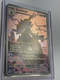 Samurott 107/086 - White Flare - Illustration Rare Holo Pokemon S&V TCG NM - Image 2