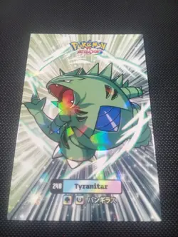 Pokemon 2024 Card Database Attacks Gen 2 Tyranitar #248 Cracked Ice Holo Peru - Image 1