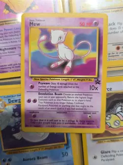 Mew #8 Black Star Promo - VINTAGE WOTC POKEMON CARD - NM/M - Image 1