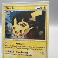 2010 Pokemon HGSS Black Star Promos Pikachu #HGSS03 - Image 3